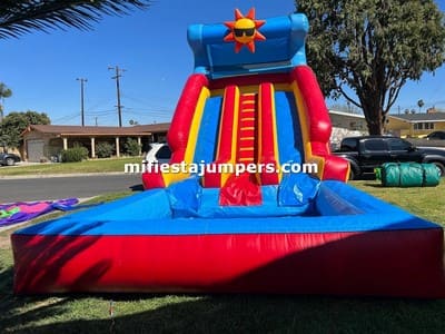 tobogan inflable de agua de renta el monte